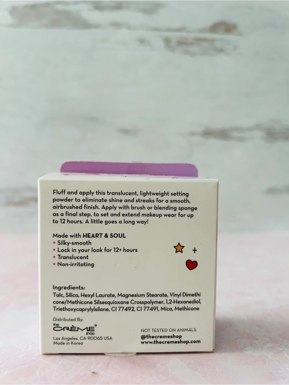 BT21 Fluff & Set Brightening Setting Powder